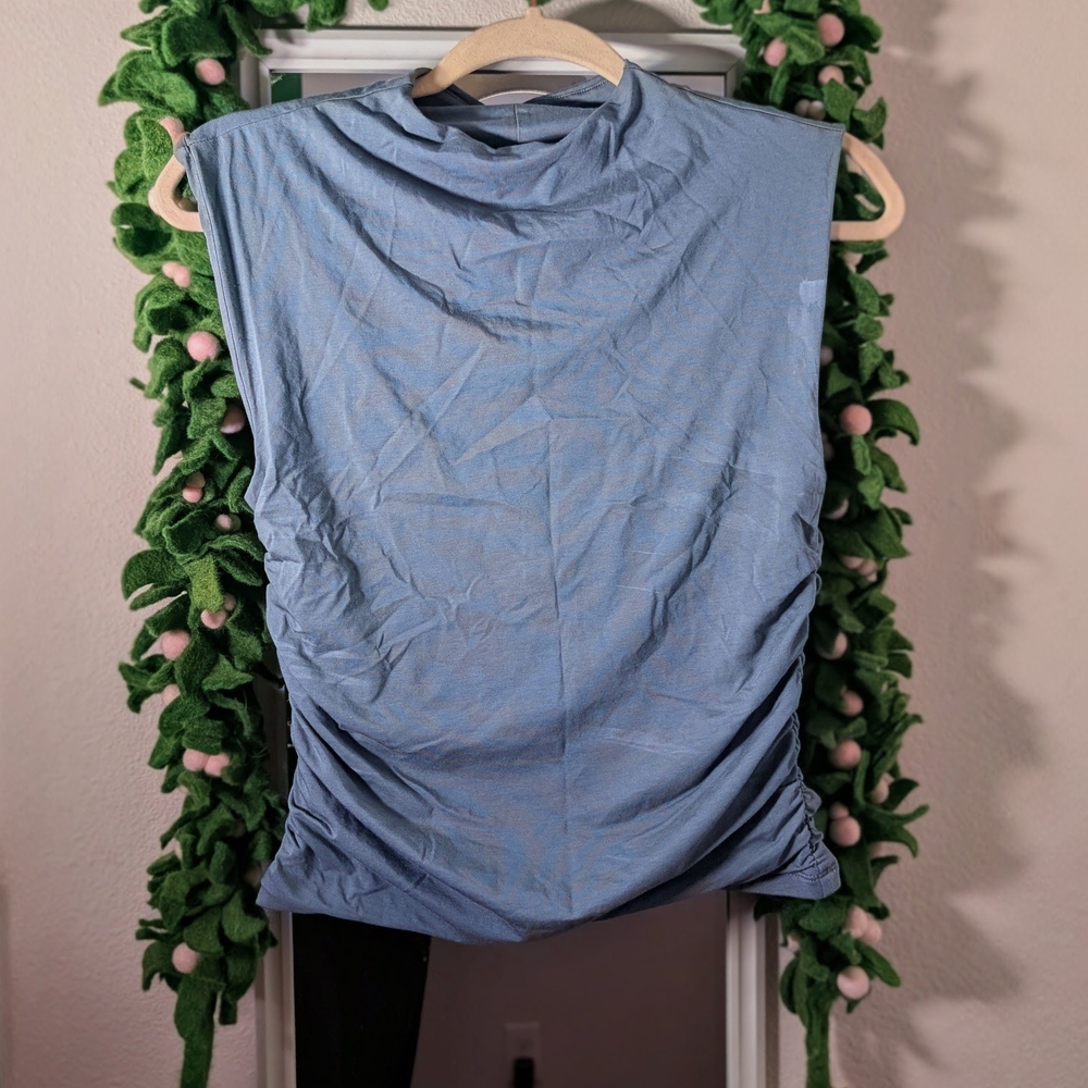Abercrombie & Fitch Light Blue Muscle Tee
